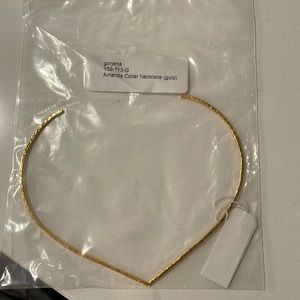 Gorjana Amanda collar necklace gold NWT never worn